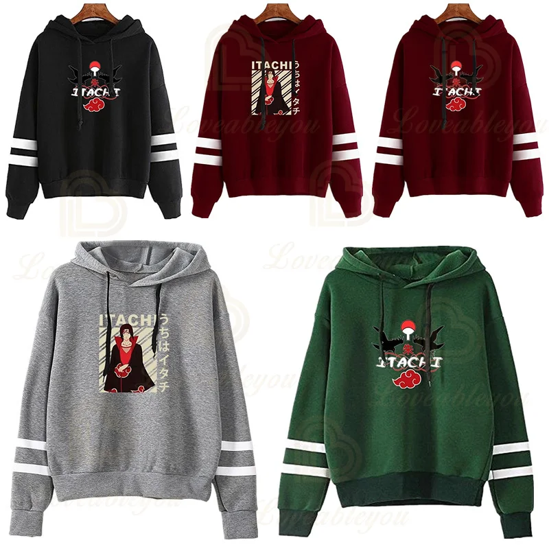 

Naruto Manga Uchiha Sasuke Akatsuki Anime Costume Hoodie Role Play Sweatshirt Boys' Hoodie Top Children's Clothing