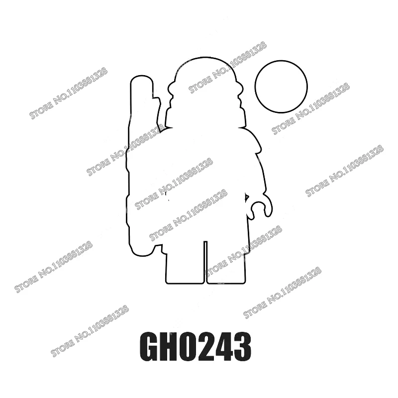 Фото G0131 Экшн-мини-фигурки, кирпичи, строительные блоки из фильмов, полный спектр продуктов GH0239 GH0240 GH0241 GH0242 GH0243, подарочные игрушки №5