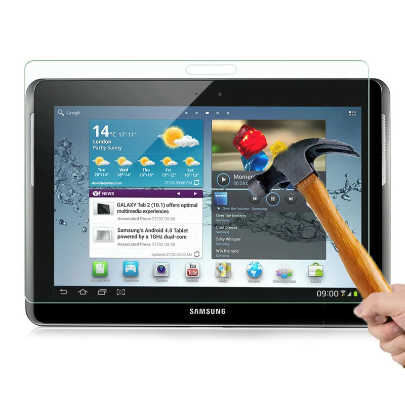 

9H закаленное стекло для Samsung Galaxy Tab 2 Note P5100 10,1 прозрачная защитная пленка для экрана Взрывозащищенная пленка из закаленного стекла