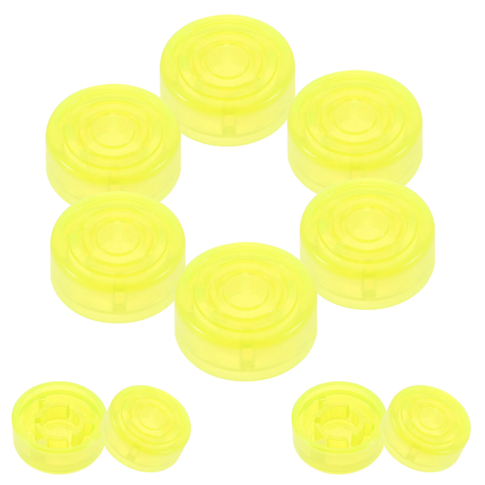 

10 Pcs Effect Cap Scooter Accessories Guitar Effects Pedal Component Plastic Foot Nail Caps Footswitch Topper Parts