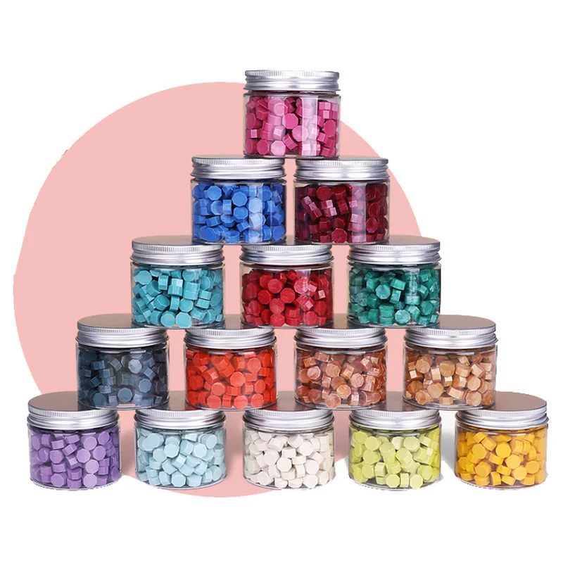 

Mixed Wax Seal Sealing Stamp Bead DIY Matte Glossy Stmaps Beads Envelopes Wedding Postage Postcard Art Card Hobby Decor Craft