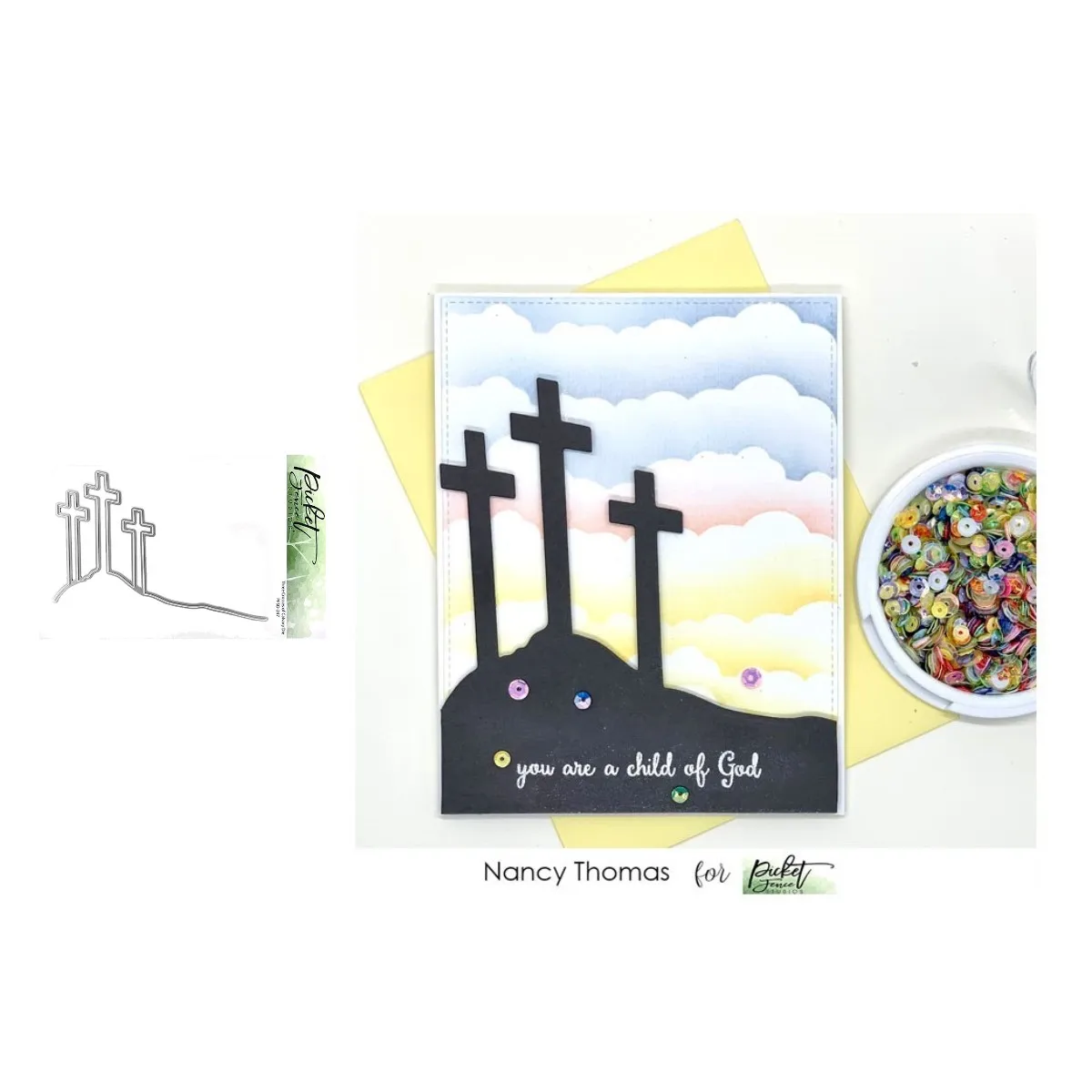 

Three Crosses Of Calvary Metal Cutting Dies Craft Embossing Make Paper Greeting Card Making Template DIY Handmade 2022 New