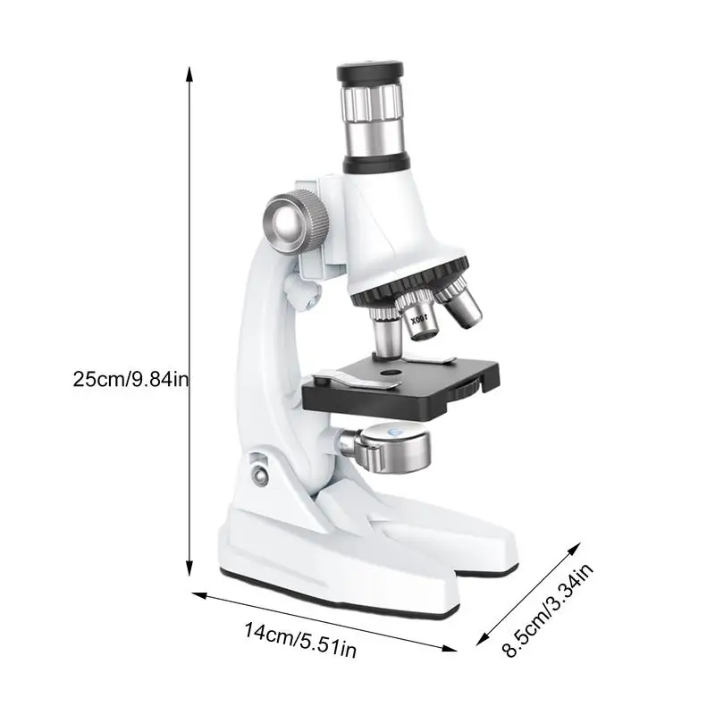 Детский микроскоп 1200X Clear Science Kit с набором для экспериментов STEM Project Toy со