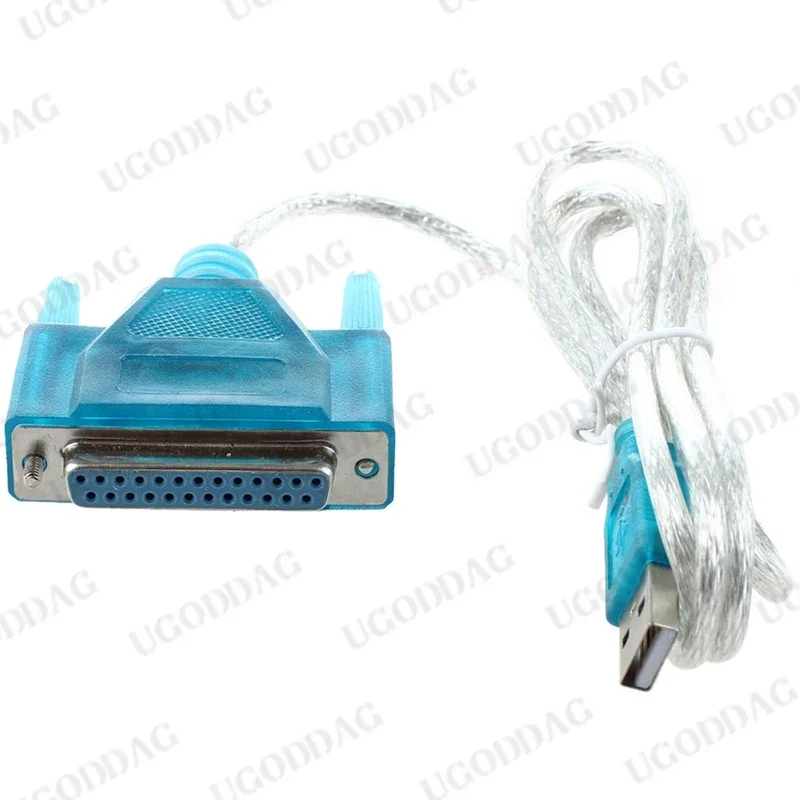 Фото USB 2.0-25-контактный кабель параллельного порта DB25 IEEE 1284 1 Мбит/с параллельный кабель-адаптер принтера для компьютера, ПК, ноутбука №4