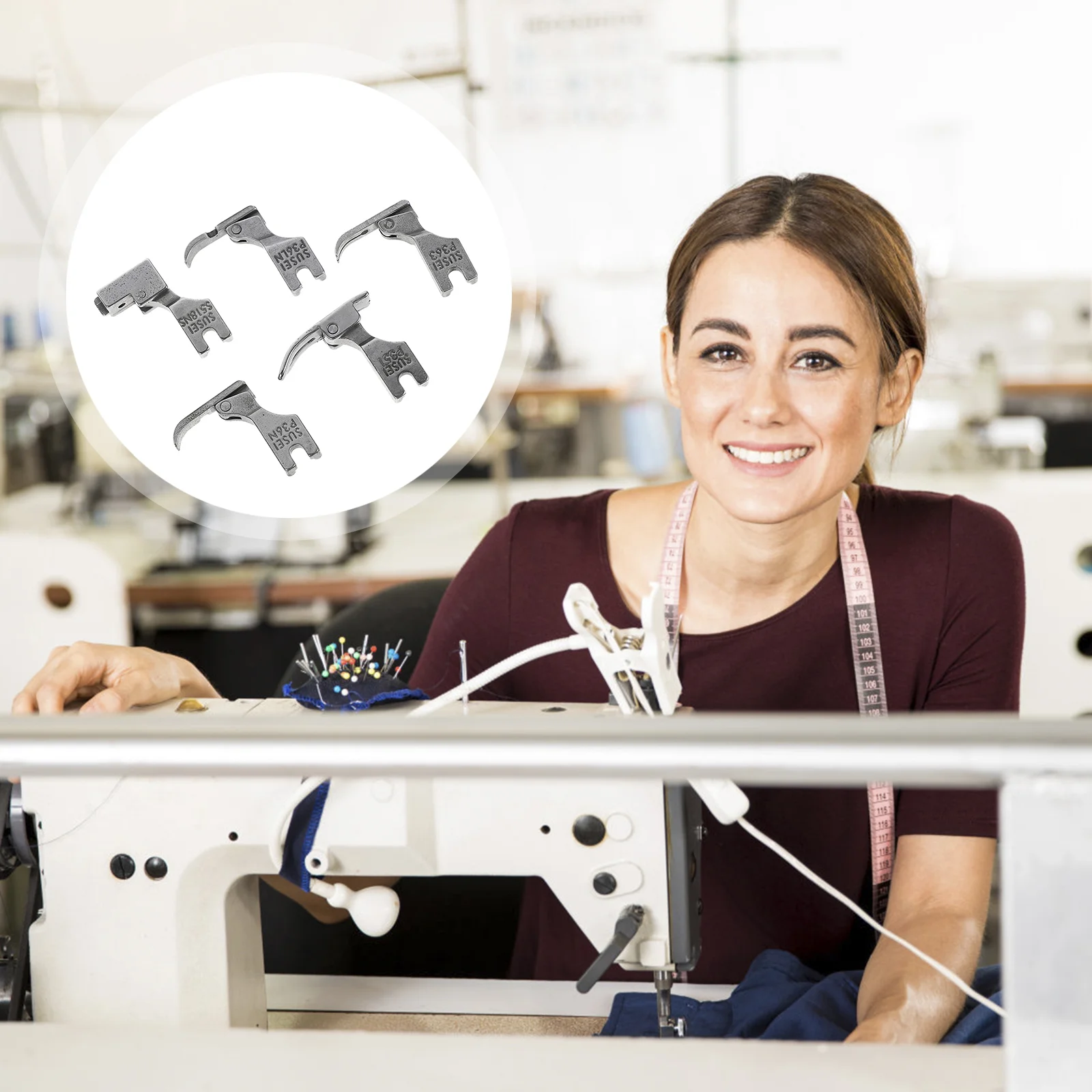 

Sewing Feet Presser Machine Footzipper Supplies Accessories Machines Walking Cordingsuit Industrial Set Invisible Single