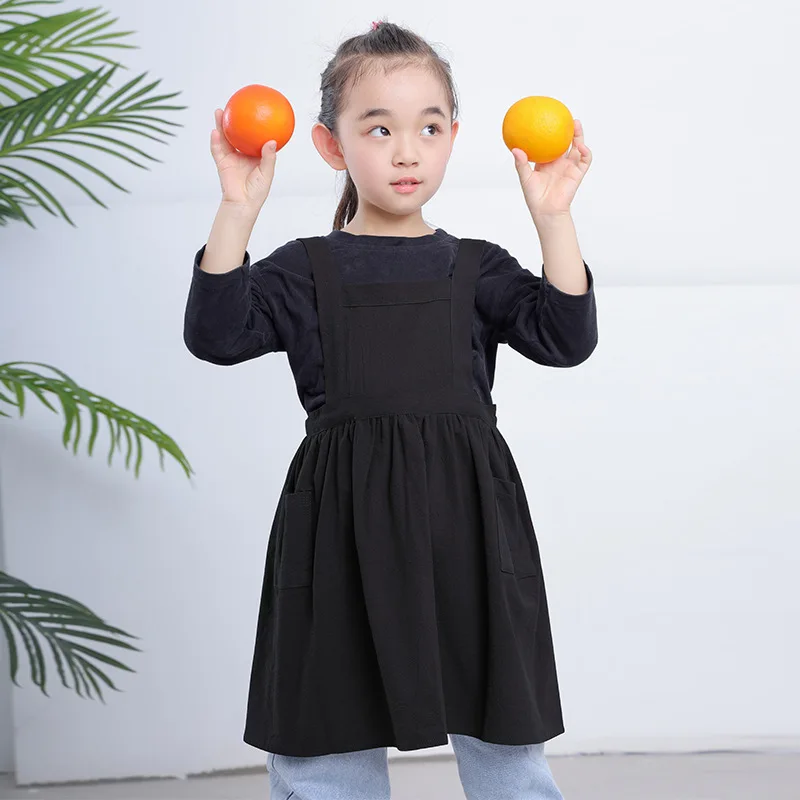 Детские фартуки из хлопка с логотипом парка развлечений