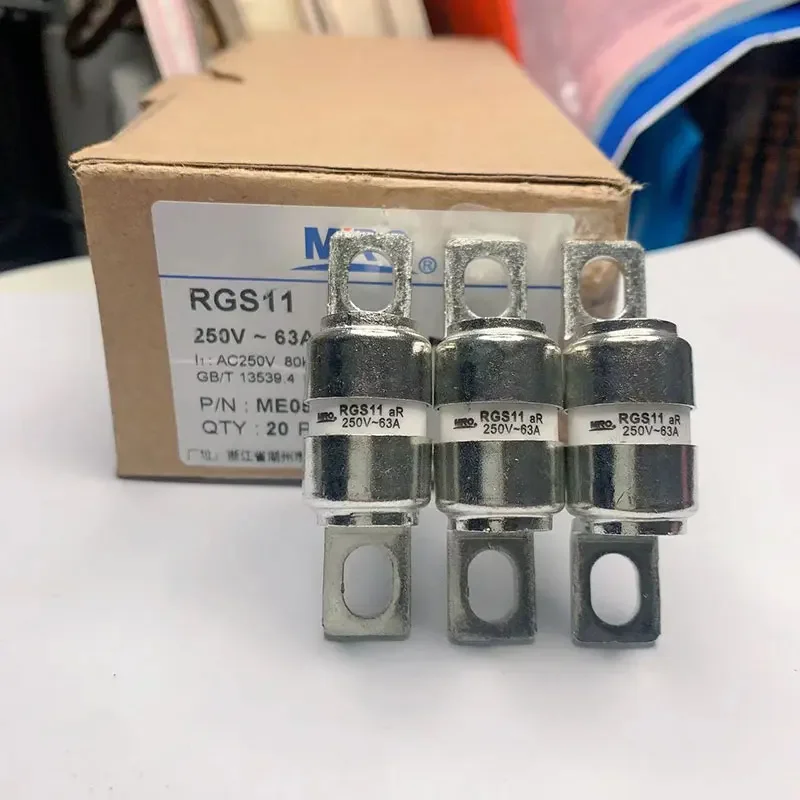 Трубка Предохранителя MRO Mingrong RGS11 CR2L с быстрым предохранителем 250 В 50 А 63 80 а