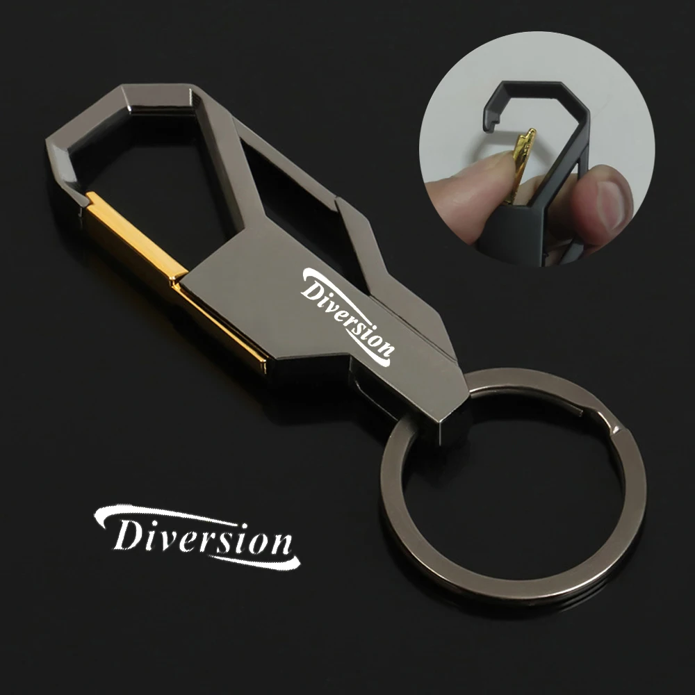 XJ 900 S Motorcycle Accessories Keychain Waist Hanging Key Ring Metal KeyChains FOR YAMAHA XJ900 XJ900S DIVERSION 1995-2003 2002