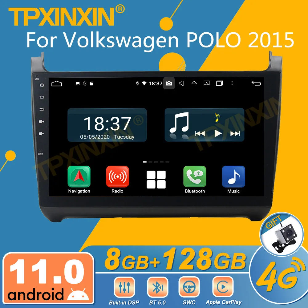 

Автомагнитола для Volkswagen POLO 2015, Android, 2 Din, Авторадио, стереоприемник, GPS-навигатор, мультимедийный плеер, экран головного устройства