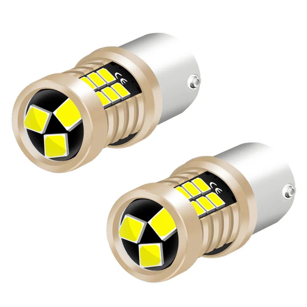

2X Signal Lamp 1156 LED BA15S P21W BAU15S PY21W Auto Turn Signal Light 1157 BAY15D P21/5W T20 T25 7440 3157 LED Brake Stop Lamps