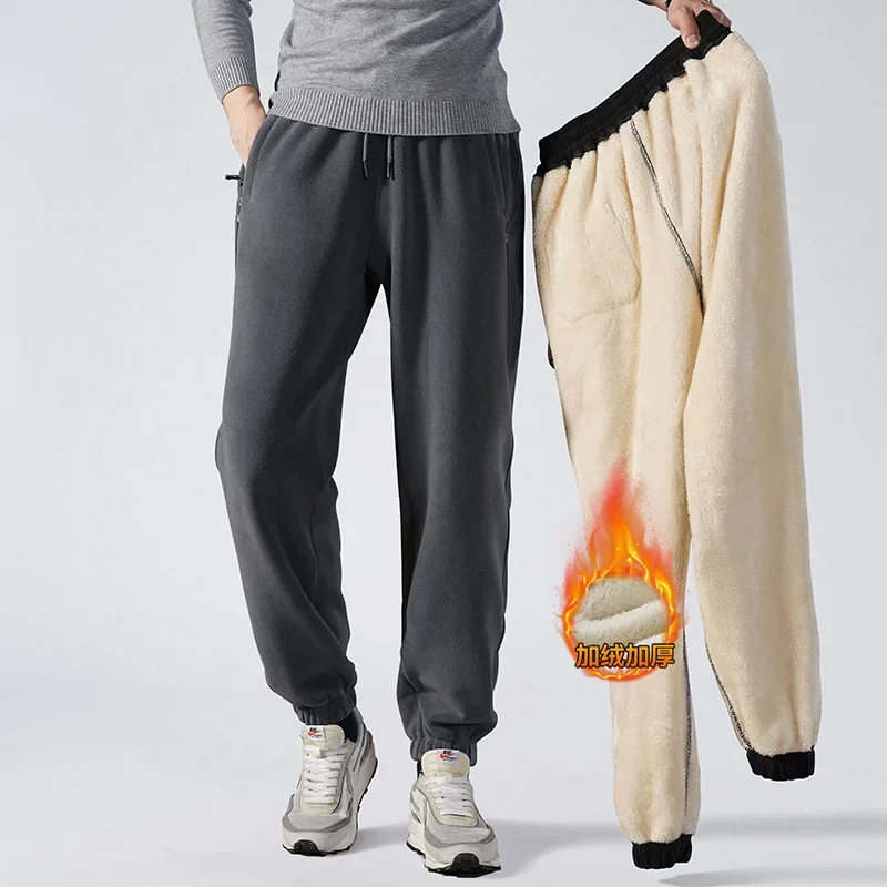 Мужские теплые спортивные брюки высокого качества новинка 2023 зимние мужские