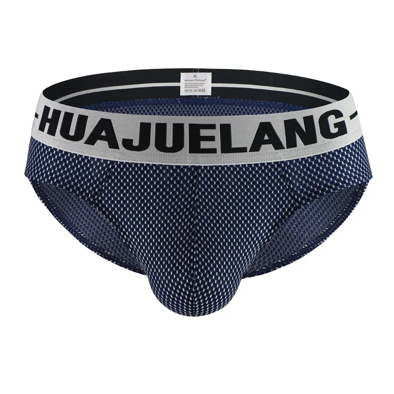 

Mens U Convex Underwear Mesh Breathable Briefs Male Bulge Pouch G-String Underpants Tanga Lingerie Summer New Qucik-Dry Panties