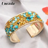 unexda luxury diamond bracelet allure fashion jewelry design cuff bracelets for women punk accessories ethnic style bracelets