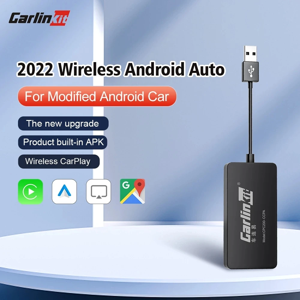 2022 CarlinKit беспроводной и проводной Android автомобильный Apple CarPlay Dongle USB адаптер Mirrorlink