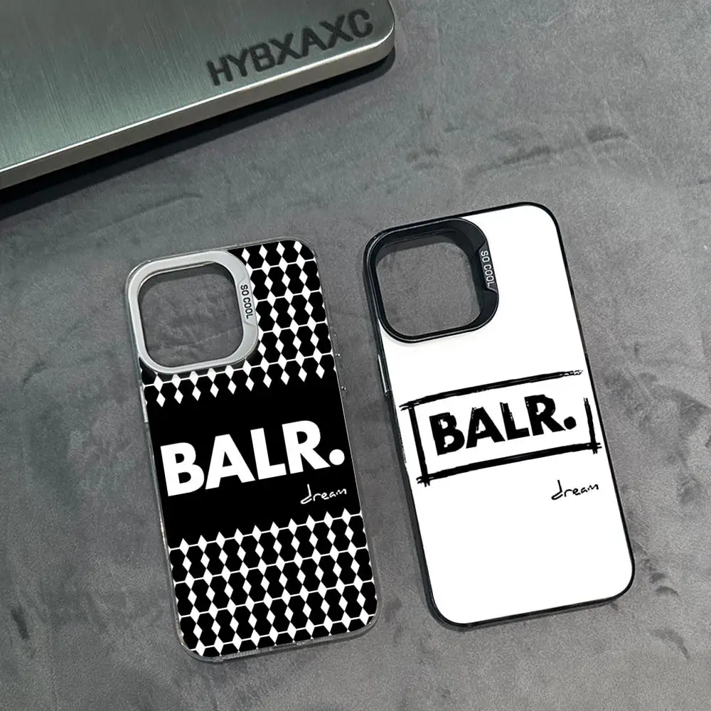 Роскошный дизайн B-Balr Чехол для телефона IMD ДЛЯ IPhone 16 15 14 13 Pro Plus ProMAX Подходит Samsung