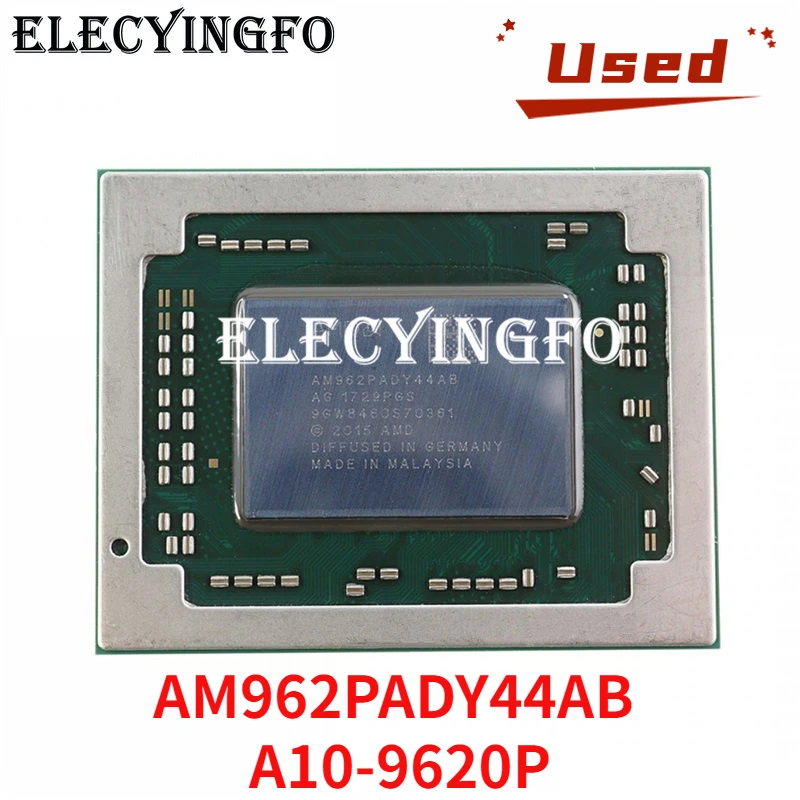 

Refurbished AM962PADY44AB A10-9620P CPU BGA Chipset re-balled tested 100% good working