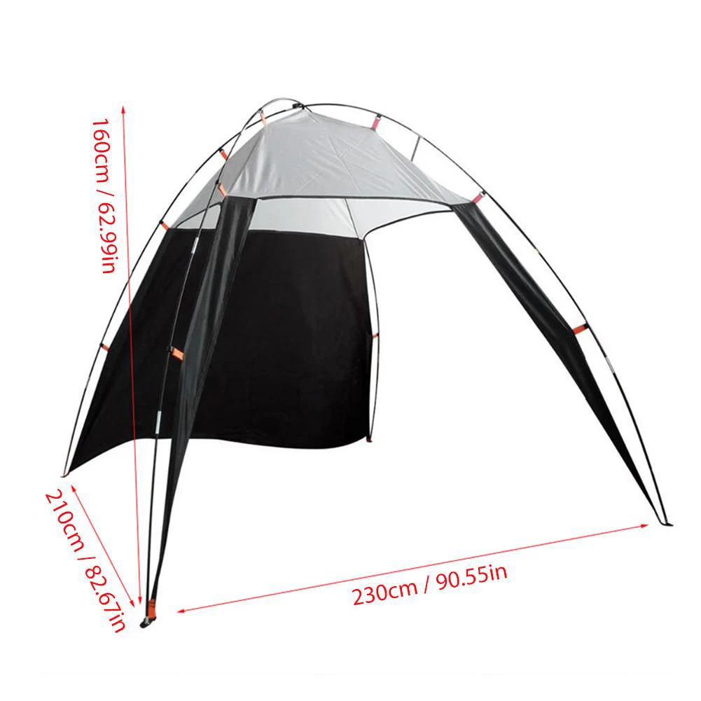 

1pc Beach Sun Shade Tent 6.9mm Fiberglass Pole Ultraviolet-proof Garden Sun Awning For Fishing Camping Travel Outdoor Tools
