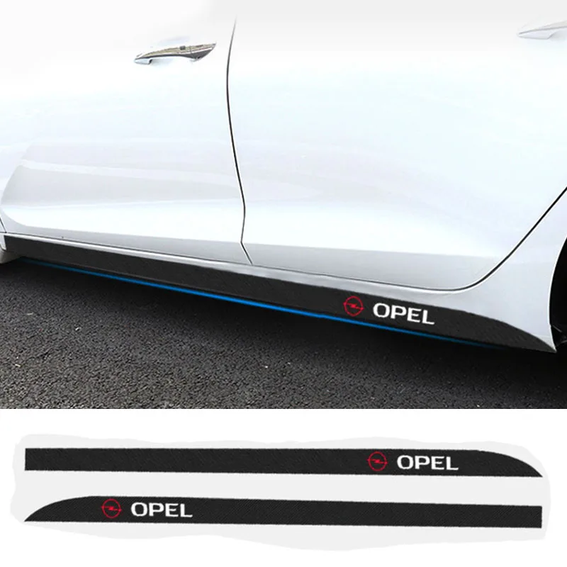 

2pcs Car Door Side Skirt Car Body Decal Stickers for Opel Vauxhall Astra H Corsa Zafira B Antara Insignia Vectra C 2017 2018