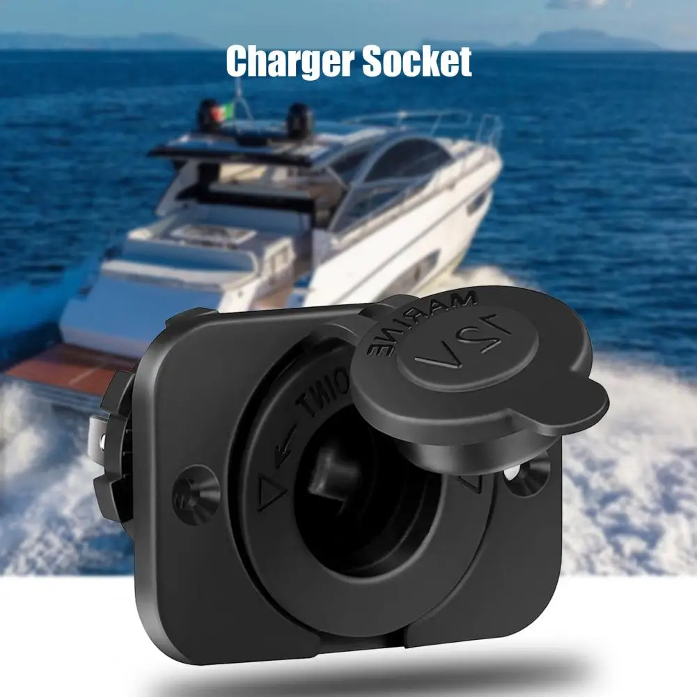 

Safe 1 Set Premium Motorcycle Boat Cigarette Socket Flame-resistant Splitter Socket Convenient for Motorcycle