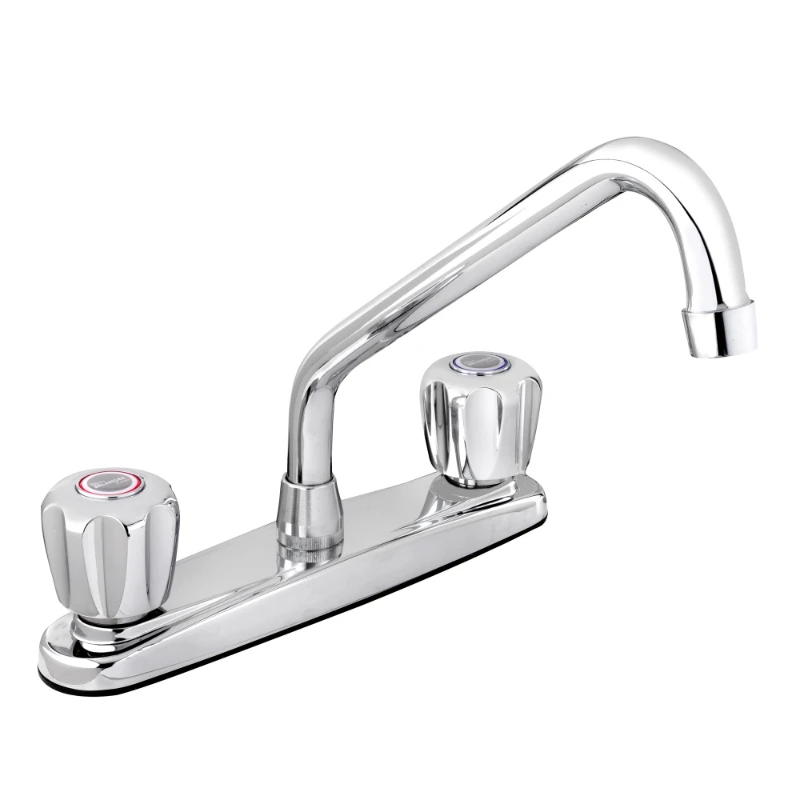 

3065W Mid-Arc Two Handle Kitchen Faucet, Polished Chrome