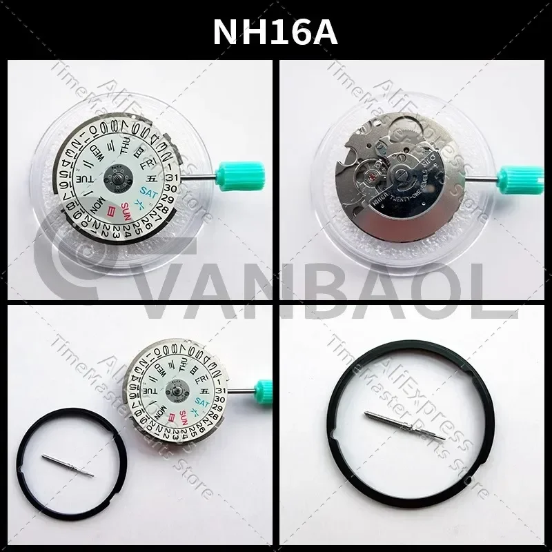 Новинка японские оригинальные механические часы NH16A с автоматическим