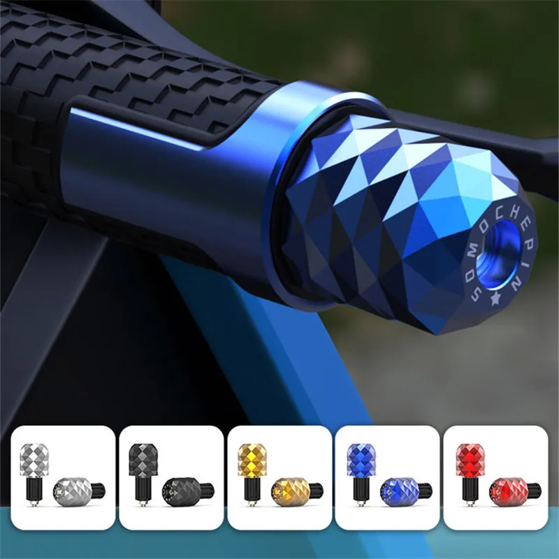 

Brand Accessories Motorcycle Road MTB Bike Handlebar Cap Hand Grip Bar End Plug Universal Moto Handlebar Counterweight Grips End