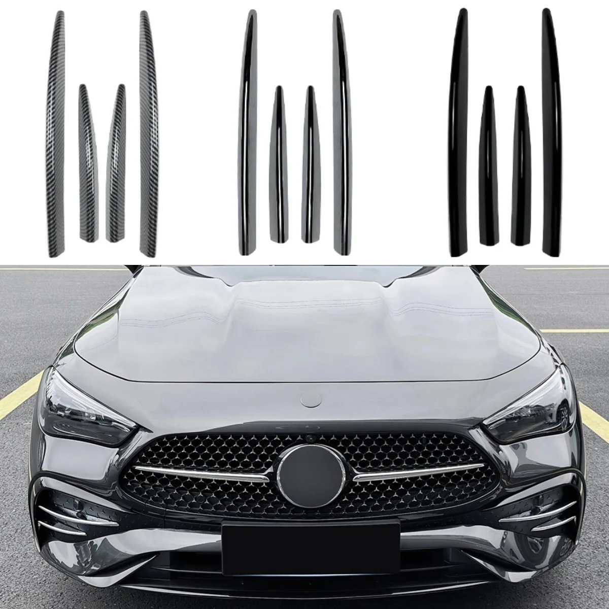 Для Mercedes Benz CLE-Class Coupe C236 2024 + Стайлинг декоративные полоски для передних