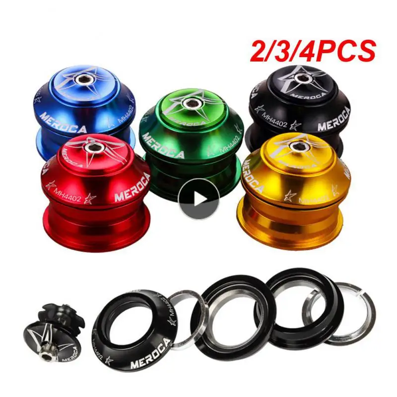 

2/3/4PCS Double-bearing Bicycle Bearing Durable Road Bicycle Headset Built-in Straight Pipe Bicycle Headset Bike Accessories