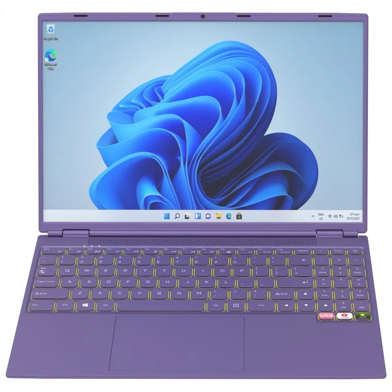Fingerprint ID Intel Ultra Slim Notebook Quad Core N5095 Graphics UHD 16.0