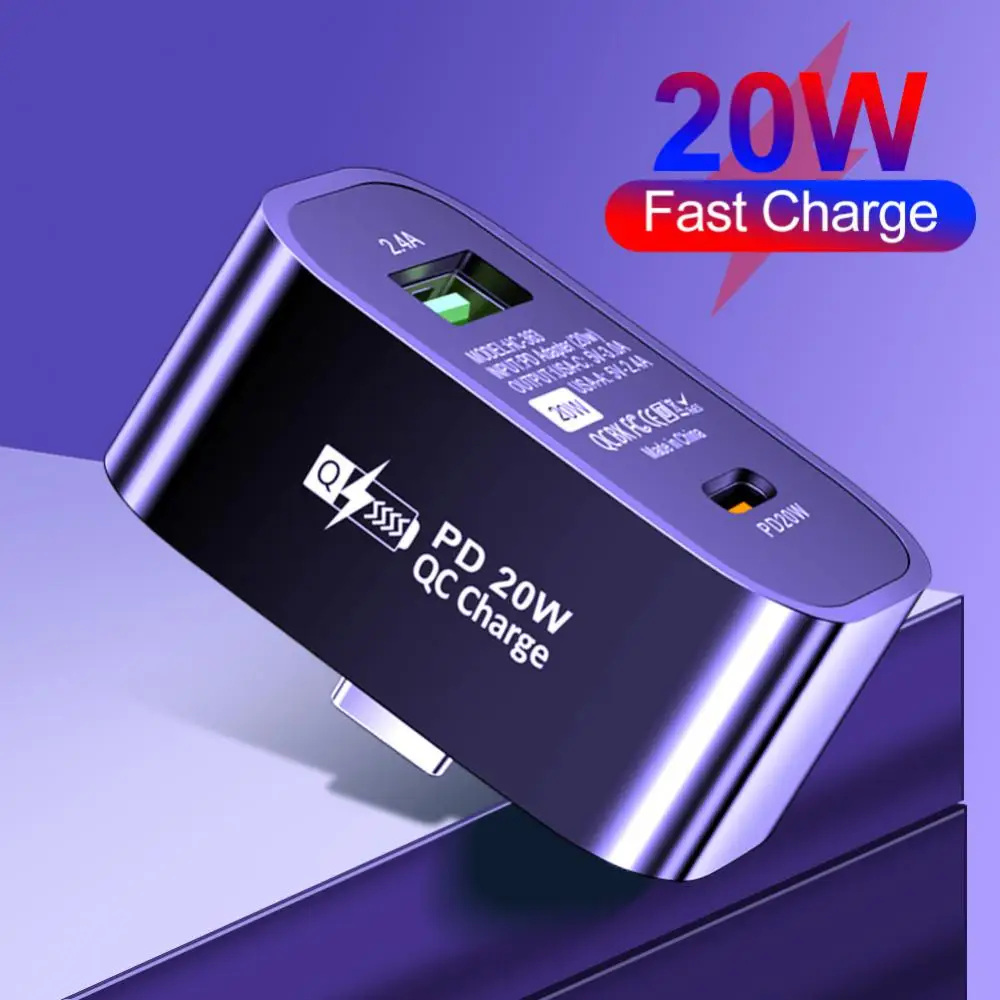 

Universal Fast Charging Charging Converter Head Phone Charger Type-c Hub Pd20w Charging Adapters Phone Accessories