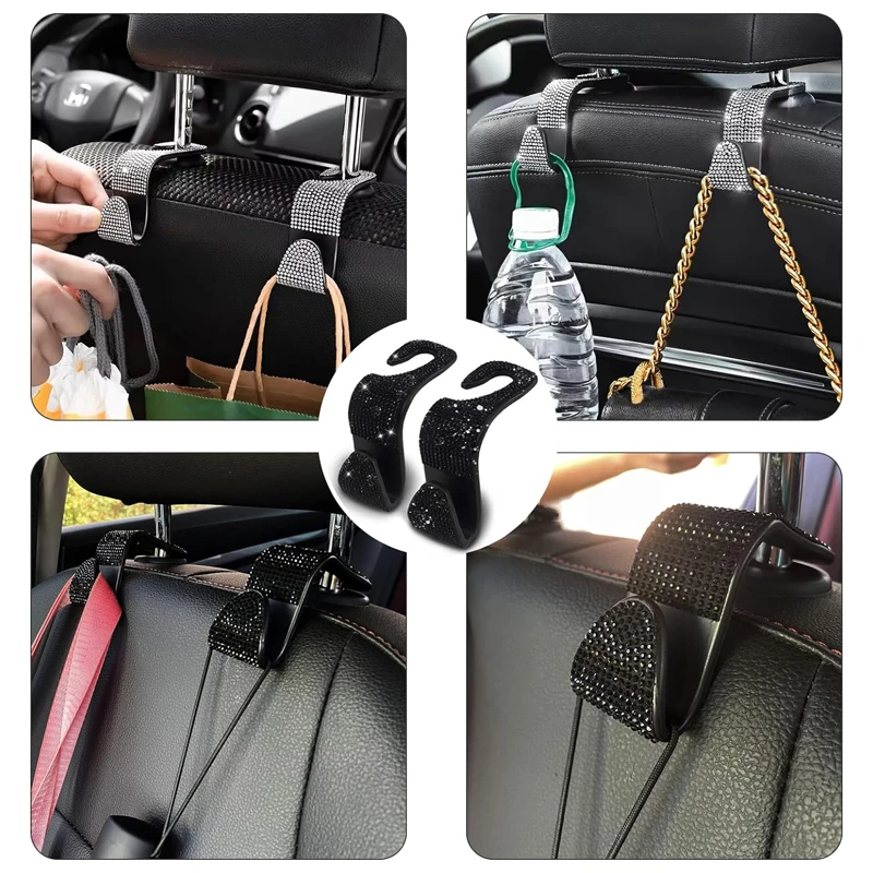 Крючок на подголовник сиденья автомобиля 4 шт. вешалка органайзер для хранения