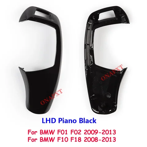 Ручка Рычага Переключения Передач Из Углеродного Волокна Для BMW F01 F02 F10 F18 LHD RHD Прочный ABS + PC Селектор Коробки Пе...