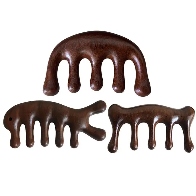 

Scalp Comb Wooden Scalp Massage Comb Massage Comb Scalp Comb Sandalwood Head Massager for Hair Growth Hair