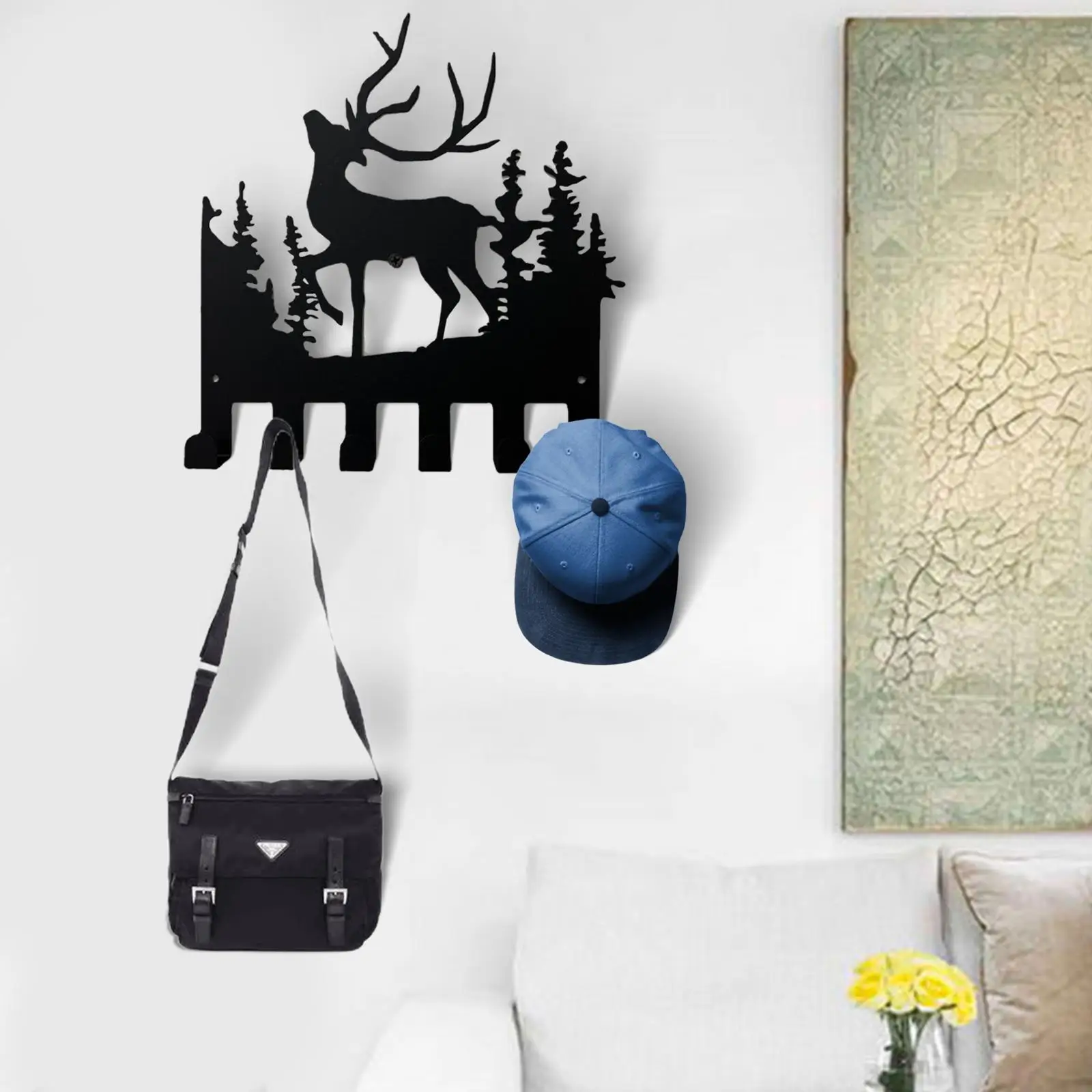 

Nordic Animal Hanging Coat Hook Wall Mounted Home Decor Key Hanger Towel