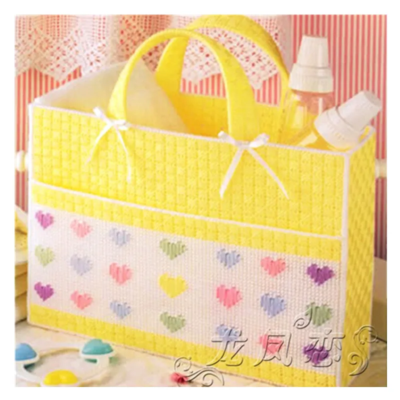 

33 x 25 x 8cm care pack shoulder bag embroidery kit DIY handmade craft set Crocheting knitting needlework supplies