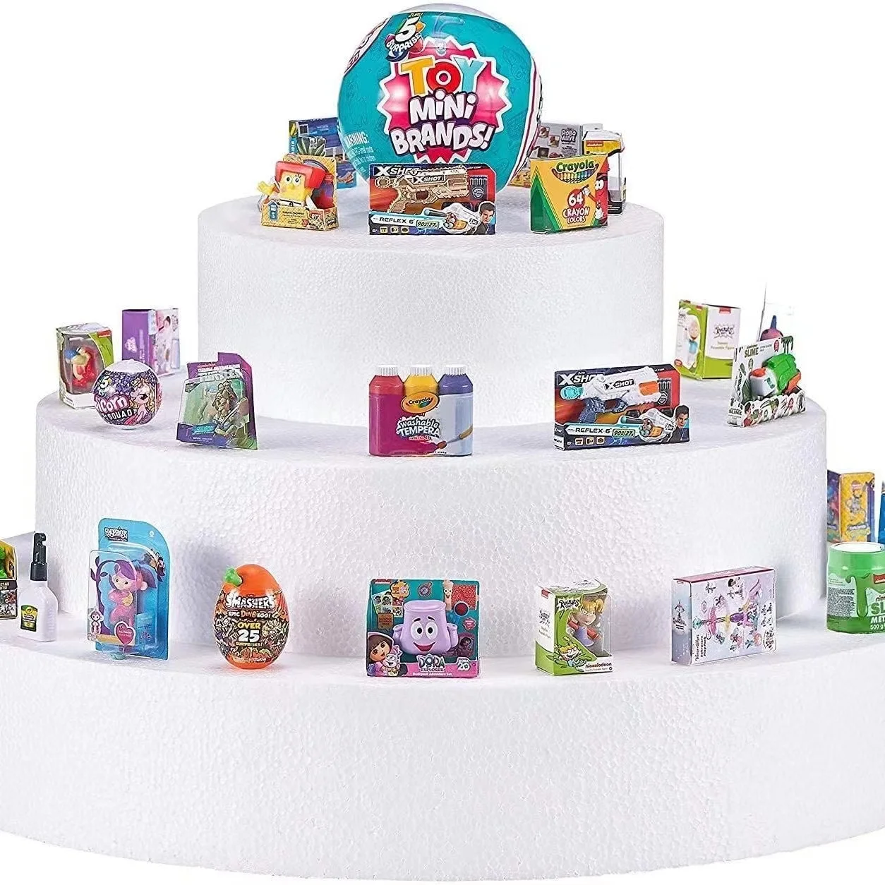 

1 Piece of 5-petal Different Surprise Balls Mini Brand Fun Gadgets Boys and Girls Novel Blind Box Toys Mini Fake Food Toys