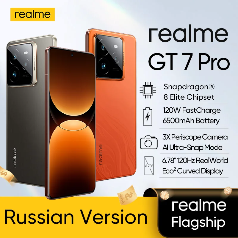 Смартфон Realme GT7 Pro 12/256ГБ 12/512ГБ global