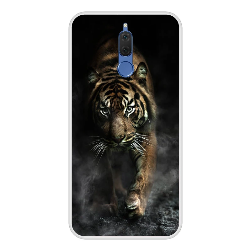 Чехол для Huawei Mate 10 lite мягкие силиконовые чехлы телефона из ТПУ с рисунком чехол pro