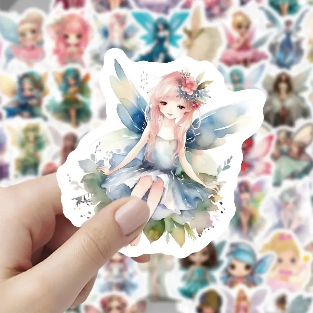 60 шт./компл. кавайные наклейки с цветком феи и эльфа эстетические для