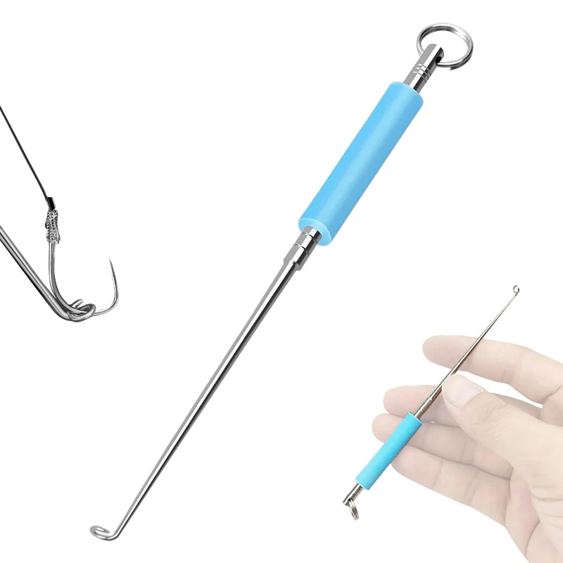 

New Decoupling Device Stainless Steel Quick-Release Fishhook Detacher Remover Safety Extractor Fishing Tackle Dropshipping