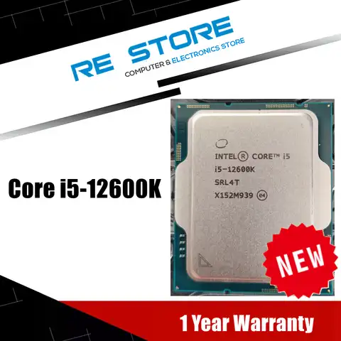 Процессор Intel Core i5-12600K i5 12600K 3,4 ГГц, десятиядерный 16-поточный ЦПУ L3 = 20M 125W LGA 1700 новый, без вентилятора