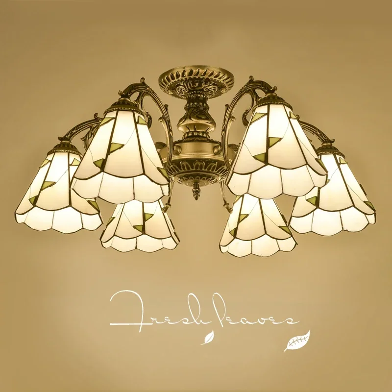 Металлический потолочный светильник в сельской местности для дома блеск