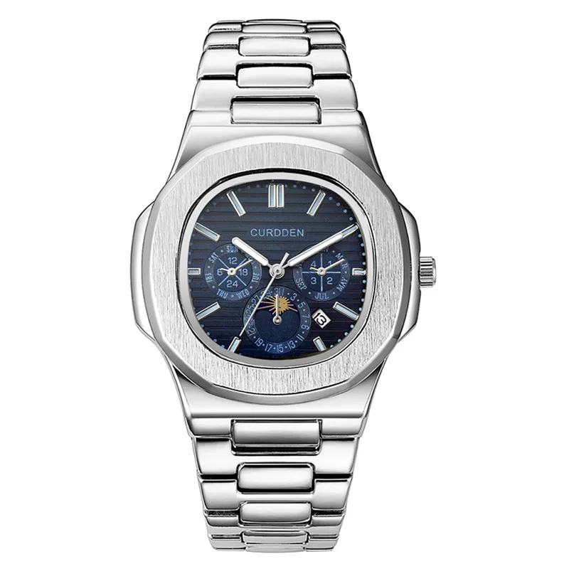 Мужские Оригинальные Кварцевые Наручные Часы CURDDEN 1533