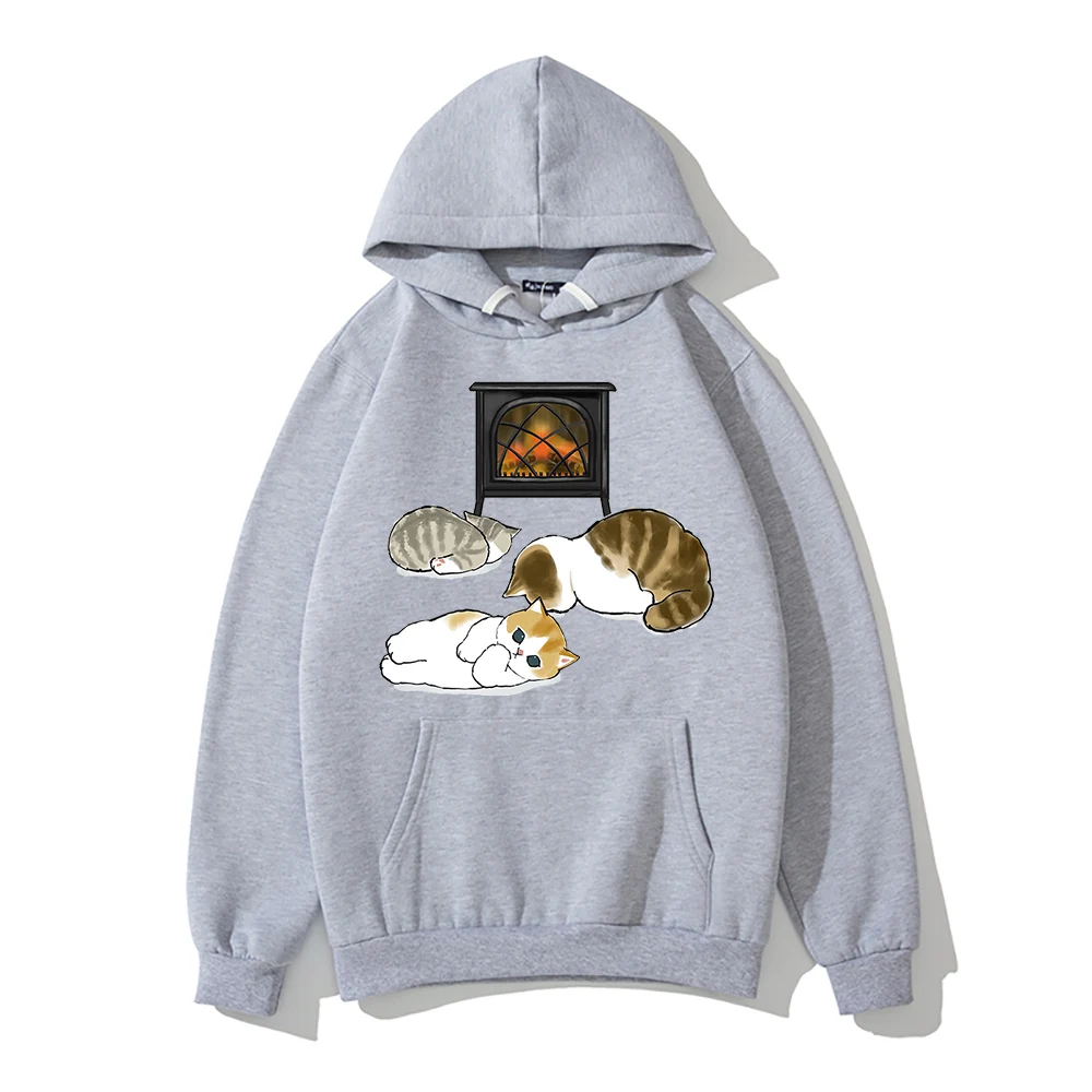 

Толстовка с капюшоном Mofu Sand Cat kawaii cat cute 2D унисекс, толстовка с капюшоном и принтом, одежда xxzx
