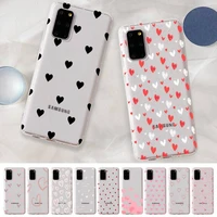 fhnblj love heart phone case for samsung a 10 20 30 50s 70 51 52 71 4g 12 31 21 31 s 20 21 plus ultra