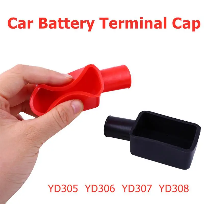 

2 Pcs Car Battery Terminal Cap Negative Positive Terminal Covers Protector Replacement Batteries Auto Parts & Accessories