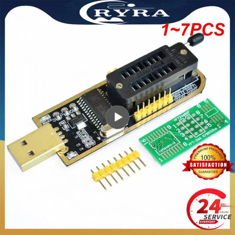 

1~7PCS 24 25 Series EEPROM Flash BIOS USB Programmer Module + SOIC8 SOP8 Test Clip For EEPROM 93CXX / 25CXX / 24CXX