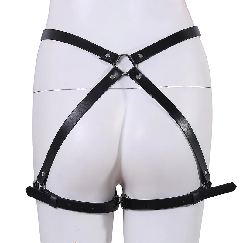 

Harness For Women Garter Belt Lingerie Belts Stockings Body Buttocks Bondage Leather Leg Harness Belts Suspender Sexy