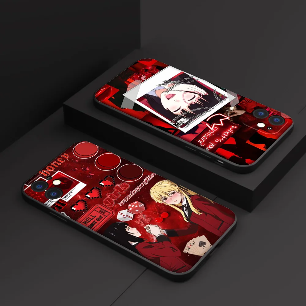 Kakegurui Yumeko Anime New High-End Soft Case for iPhone 12 11 X XS XR Pro Max 6 6s Plus SE