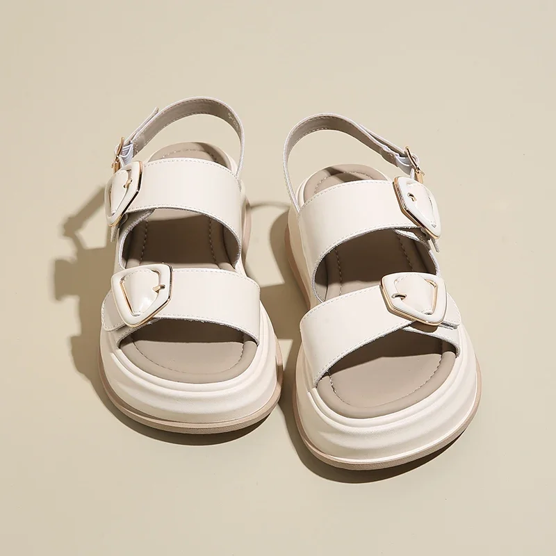 Шлепанцы женские на платформе сланцы открытый носок Спортивная дизайнерская